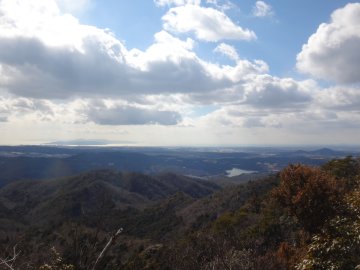 淡路島が見える