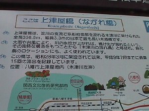 ながれ橋看板